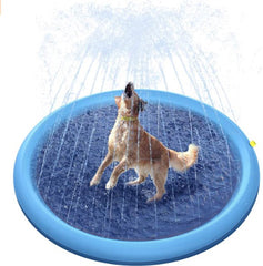 Thickened Non-Slip Pet Spray Pad, Inflatable Water Spray Mat