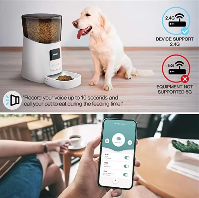 Pet feeder automatic feeder pet smart feeder